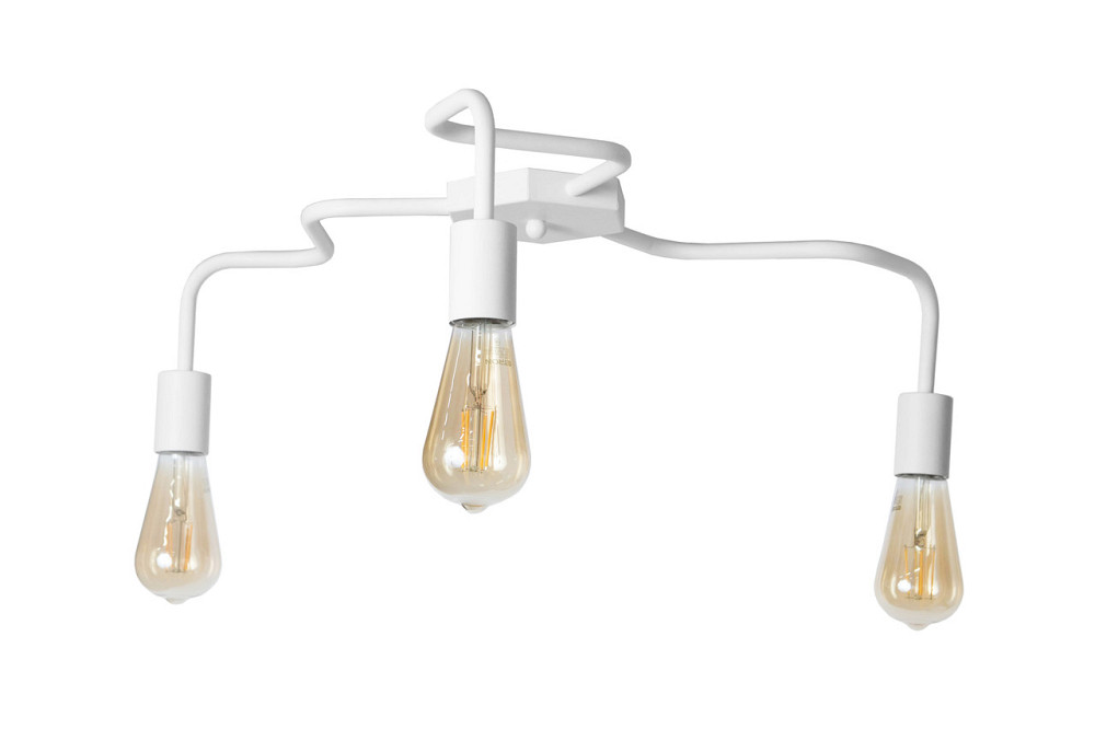 Потолочная люстра паук белая на 3 лампы Laminari NL 17503-3 WH Одесса - изображение 1