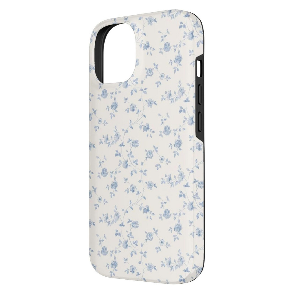 Чохол накладка бампер для iPhone 14 Coquette Aesthetic Graphics блакитний флоральний полікарбонат TPU антиудар Київ - фото 2
