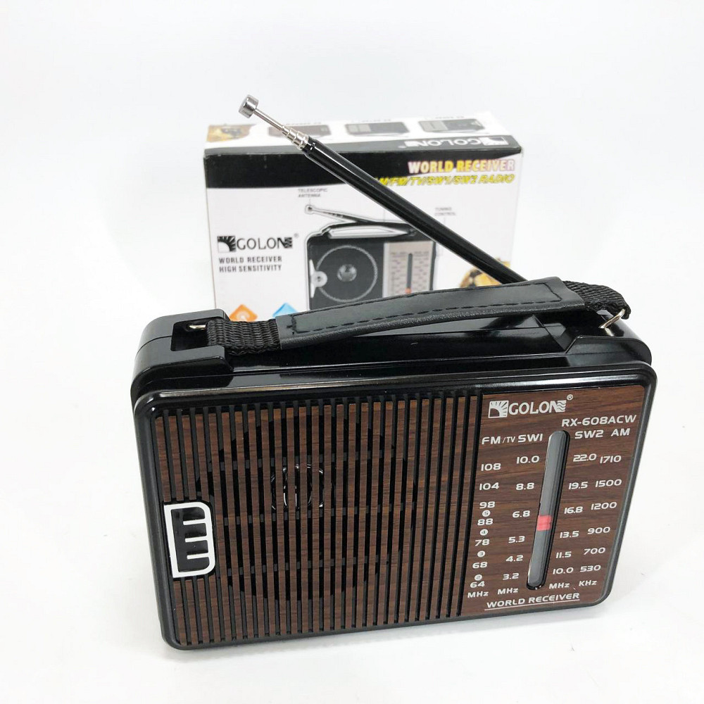 Радиоприемник GOLON RX-608 всеволновый на батарейках + OG-608 поддержка USB/microSD/MP3/WMA Киев - изображение 5