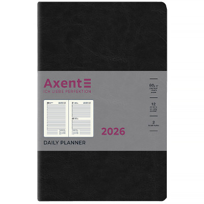 Еженедельник Axent датированный 2026 Partner City Soft, 145х210, черный (8821-26-01-A) Винница - изображение 2