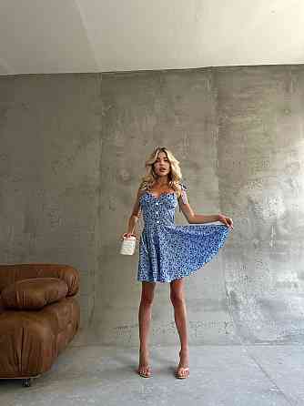 Жіночий романтичний міні комбінезон у квітковий принт супер софт Одеса