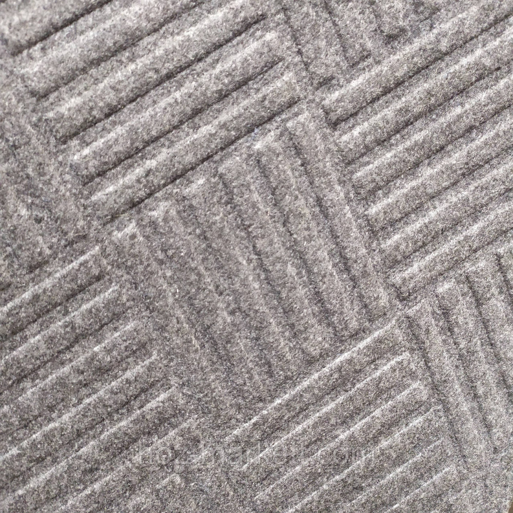 Коврик 180 х 120 см прорезиненный с ворсом в прихожую серы Харьков - изображение 8