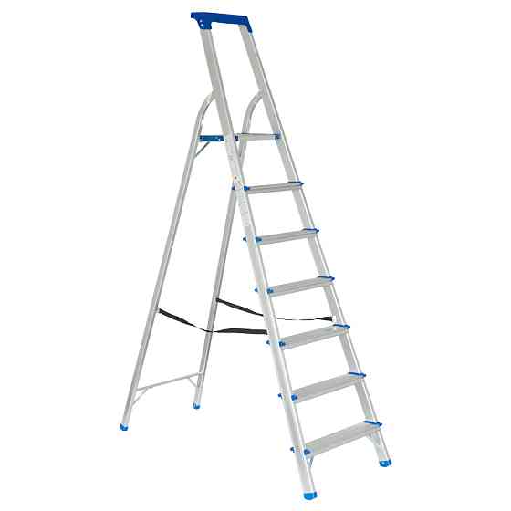 Sigma Стремянка алюминиевая 7 ступеней 2.01м SIGMA (5036654) Коломия
