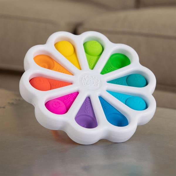 Іграшка-антистрес Fat Brain Toys dimpl digits Кольорові пелюстки (F275EN) Харьков - изображение 7