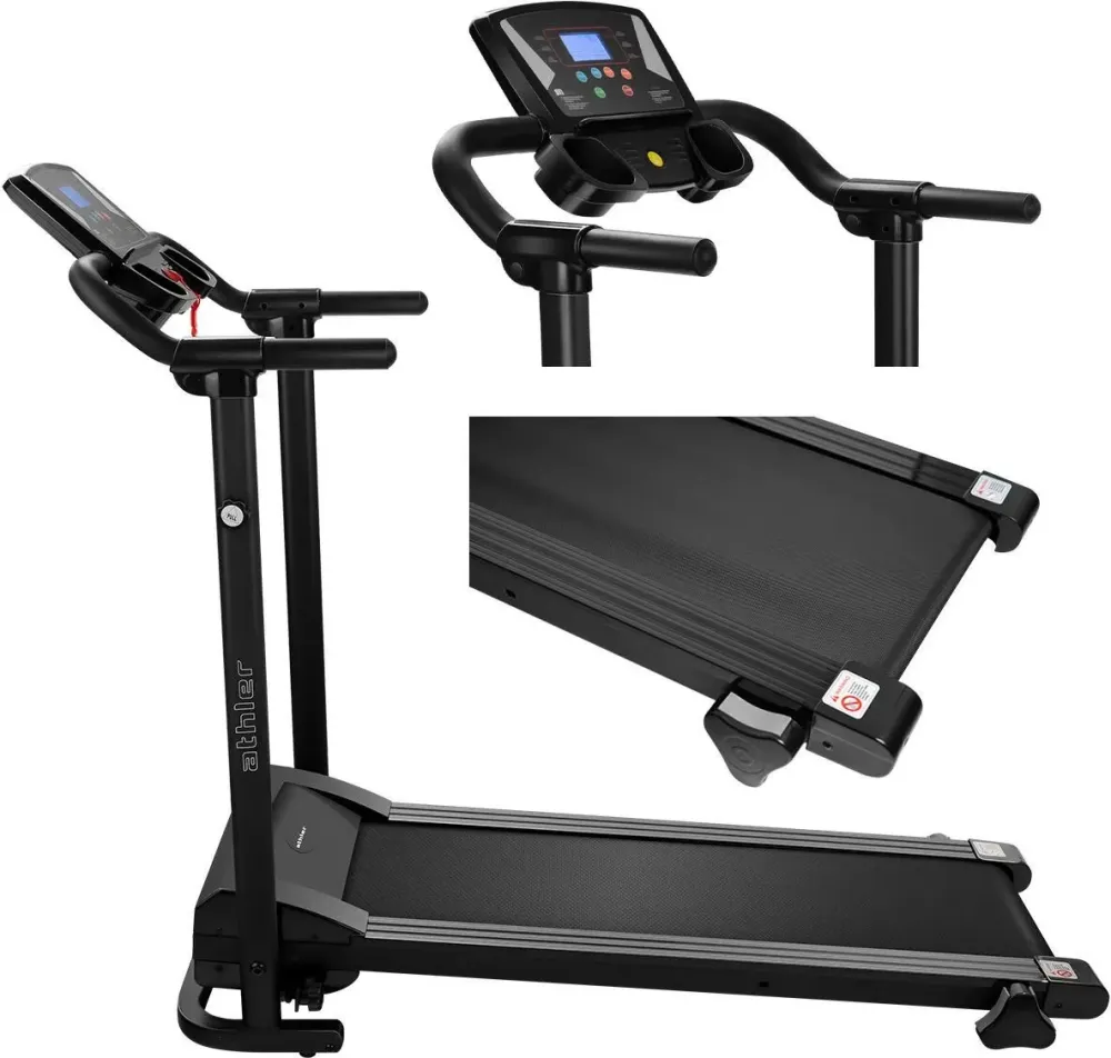 Беговая дорожка Athler Bieżnia Elektryczna Do Biegania Składana Impala 3.0 Czarna Киев - изображение 1