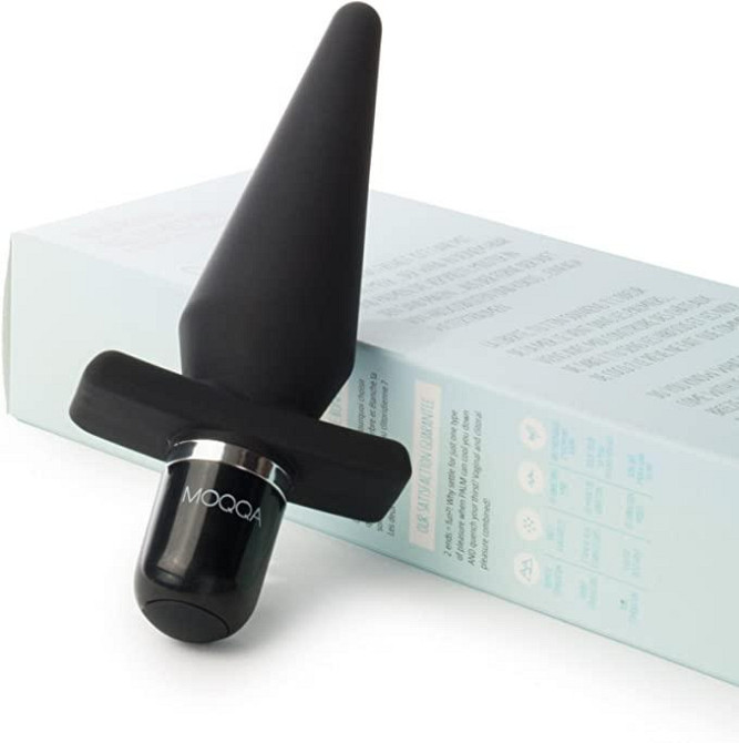 Анальный вибратор MOQQA Coast с 10 режимами вибрации - секс-игрушка из силикона 13,5 см Днепр - изображение 3
