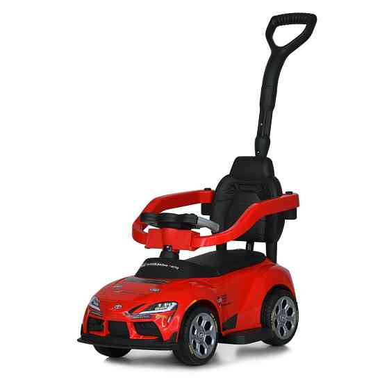 Дитяча каталка-толокар 2 в 1 M 6129EL-3 з батьківською ручкою Вінниця