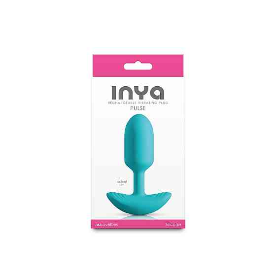 Анальна пробка із вібрацією NS Novelties INYA — Pulse — Teal Sex Aura Київ