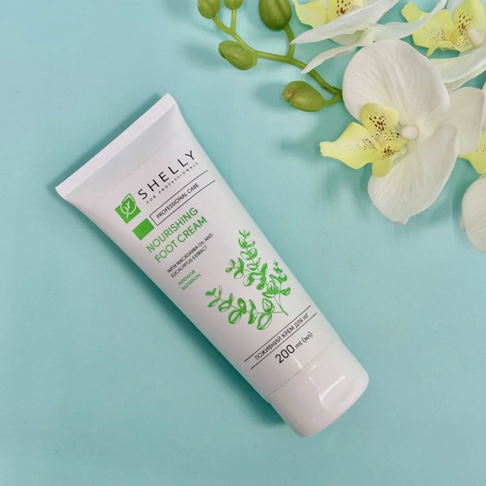 Питательный крем для ног с маслом макадамии и экстрактом эвкалипта Shelly 200 мл Киев - изображение 3