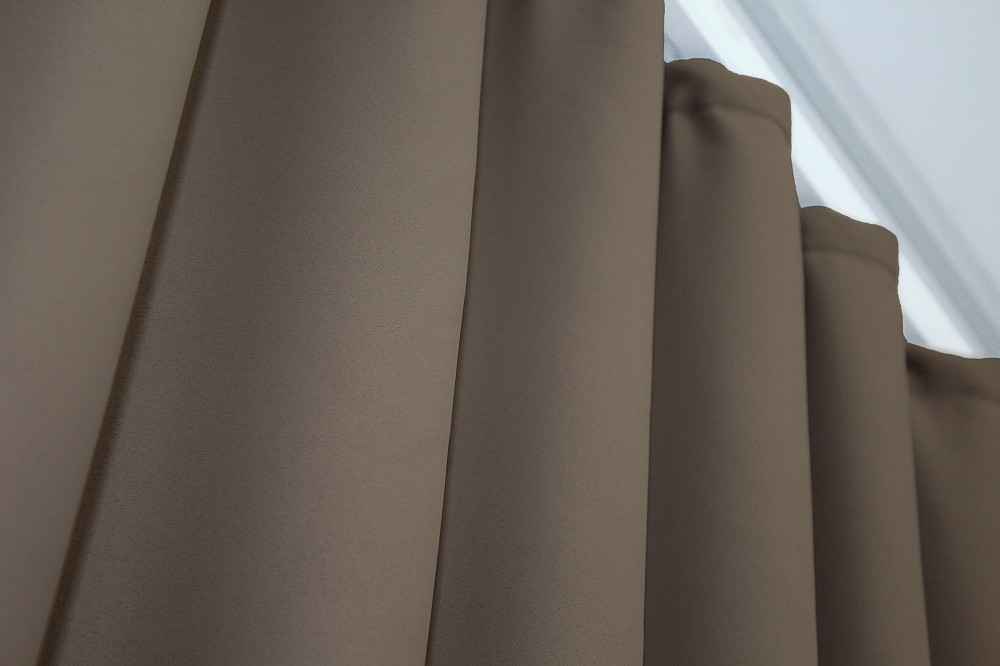 Комплект готовых штор VR-Textil Bagema Rvs № 1289ш Какао 100х270 см 2 шт (31-557) Киев - изображение 6