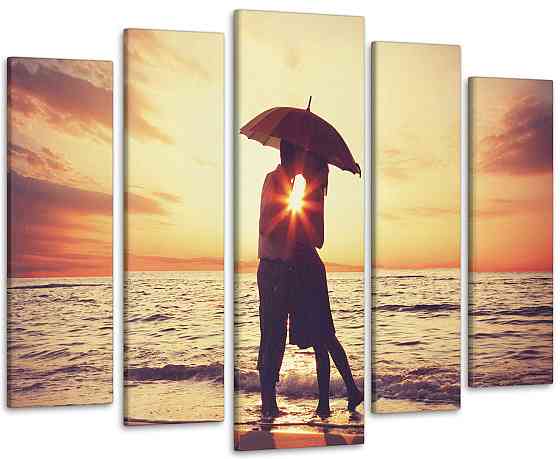 Модульна картина Пара Пляж Art-186_5 Київ