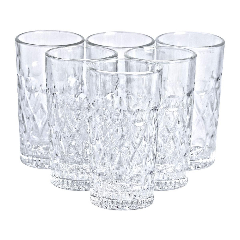 Набір скляних стаканів для коктейлів 6 шт 300 мл Київ - фото 3