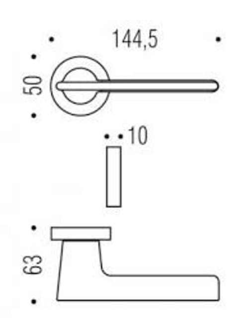 Ручка Colombo Alato JP 11 мат графит R ф / с Киев - изображение 2