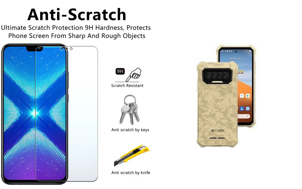 Захисне скло NeoGlass для Oukitel F150 R2022 – надпрозоре та стійке Київ - фото 1