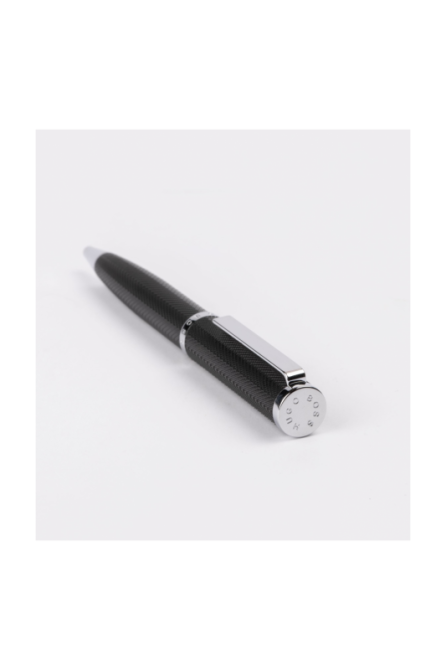 Ручка кулькова Hugo Boss Formation Herringbone Chrome (довжина 13.5 см) Чорний Київ - фото 5