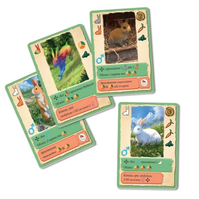 Настільна гра WoodCat Кролики (Coney) (укр.) (ВР_КРЛК) Вінниця - фото 3