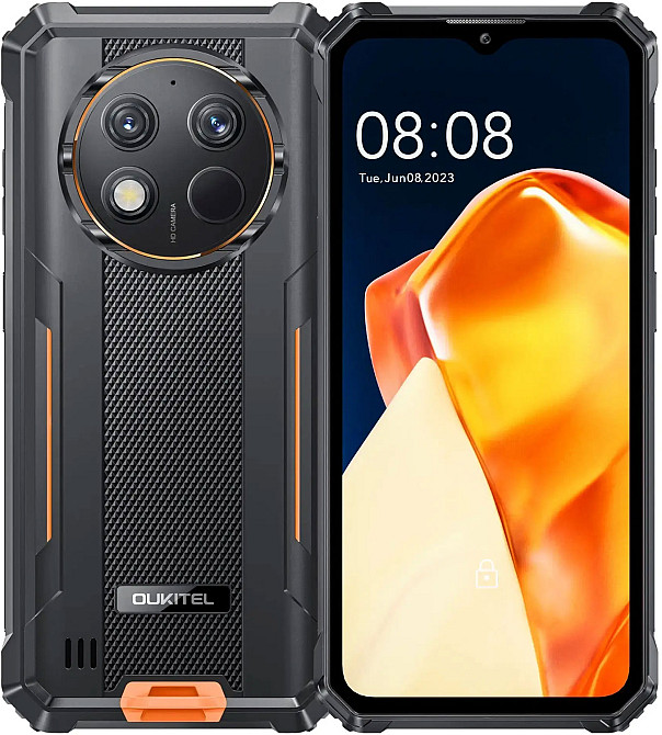 Смартфон Oukitel G1 6.5"HD+ /6GB/256GB/ T606 /10600mAh /48+5Мп/ IP69K /NFC Orange Вінниця - фото 1