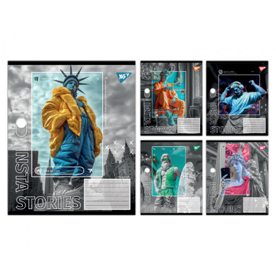 Зошит Yes Insta Storys А5 36 аркушів клітинка (767943) Вінниця - фото 1