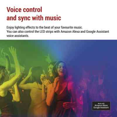 Світлодіодна стрічка EMOS ZPW313I NEON white 3 m 24 Вт RGBIC WiFi (ZPW313I) Вінниця