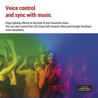 Світлодіодна стрічка EMOS ZPW313I NEON white 3 m 24 Вт RGBIC WiFi (ZPW313I) Вінниця - фото 4