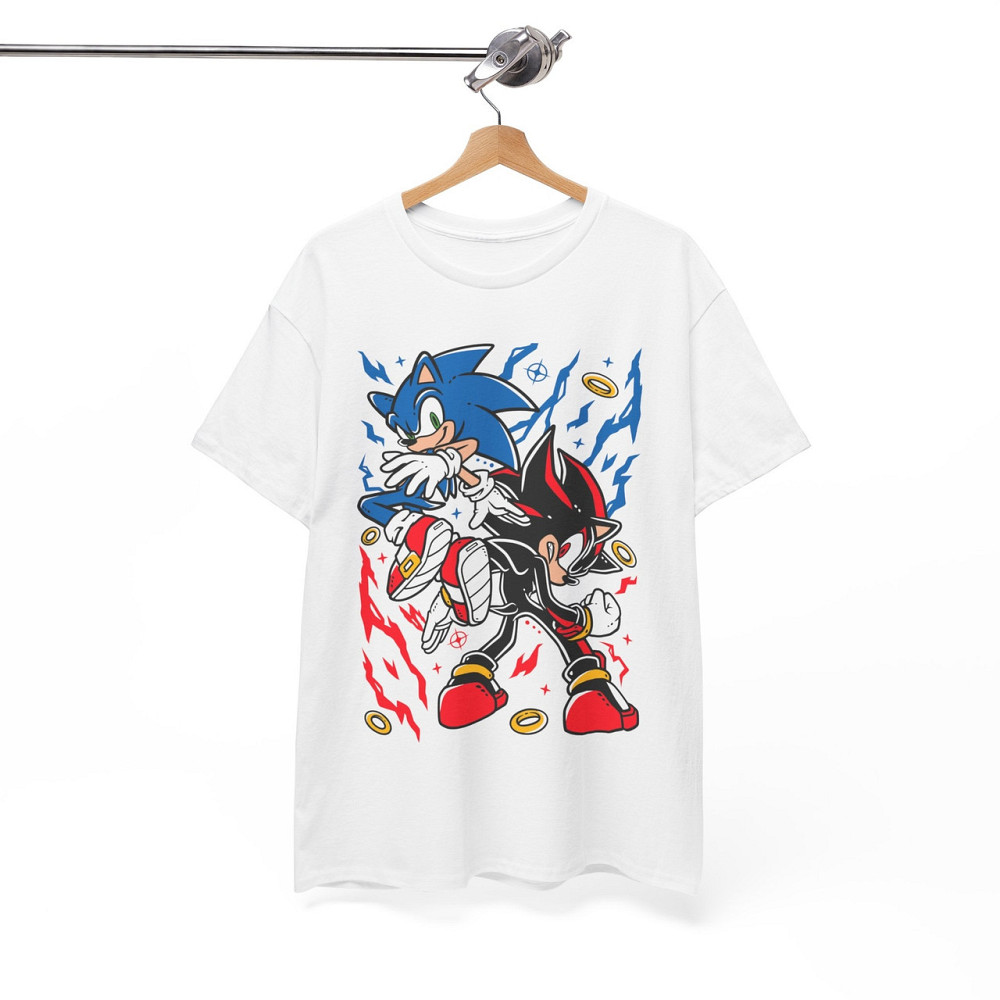 Футболка з аніме принтом Схадов Хедгехог Хероес Сонік оверсайз (S/M/L) Чорний AnimeJ0352 Дніпро - фото 8