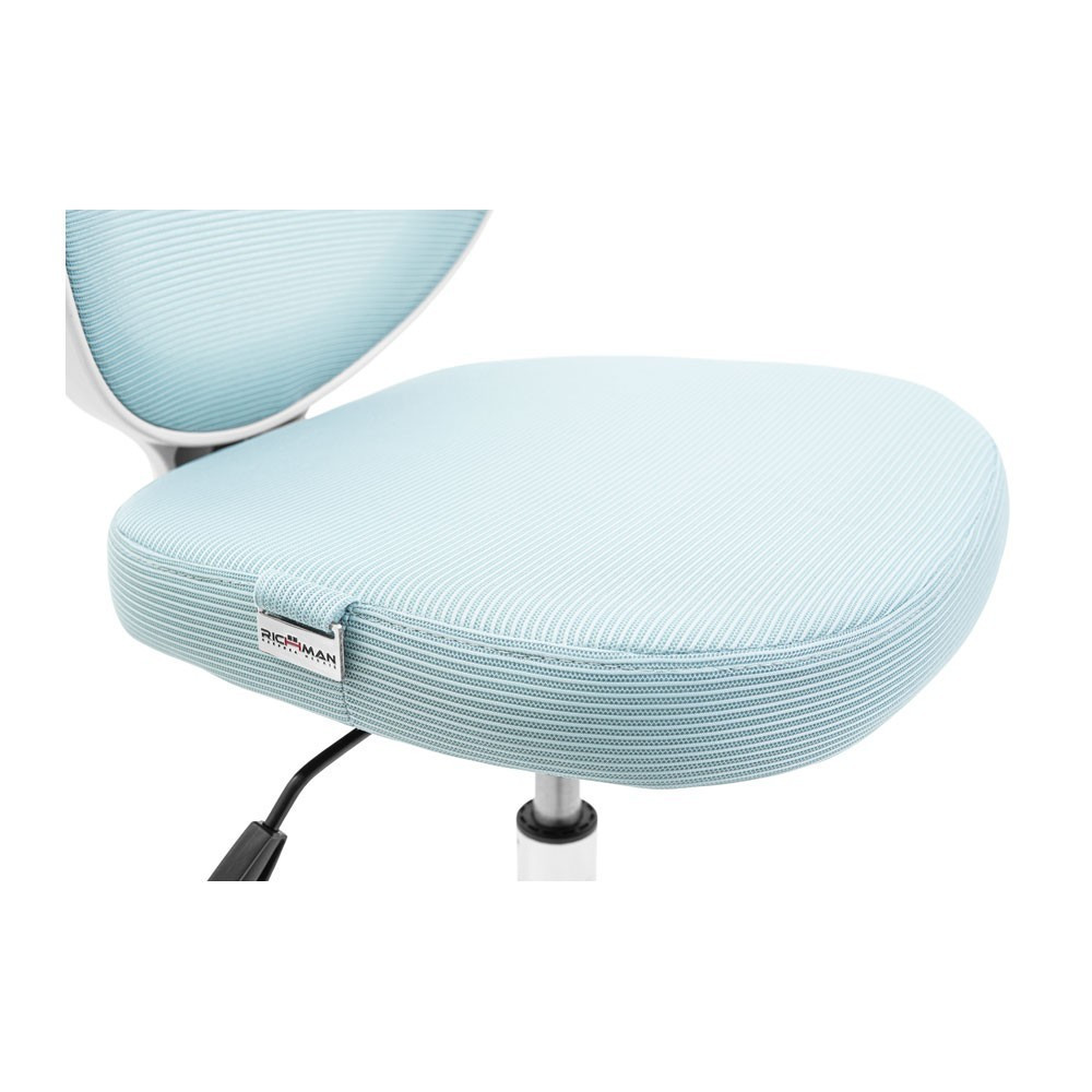 Офісне крісло керівника Richman Leo Хром M1 Tilt Блакитний Дніпро - фото 7