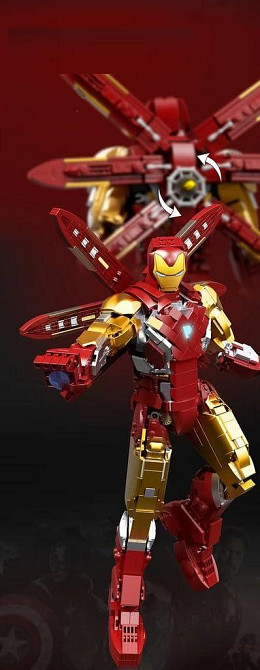 Конструктор Железный человек Iron Man Mechanical Mark 85, 1339 деталь Киев - изображение 3