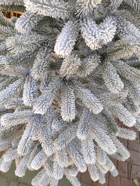 Елка искусственная литая заснеженная Буковельская 210см 2,1м Киев - изображение 2