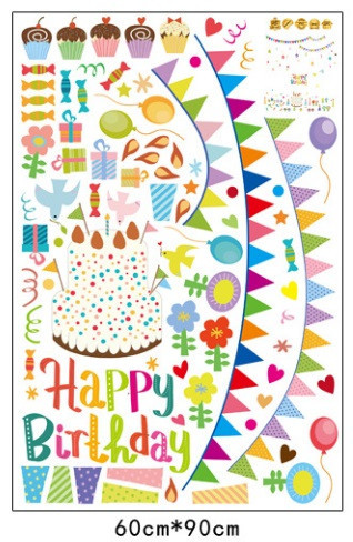 Интерьерная наклейка детская Happy Birthday Киев - изображение 4