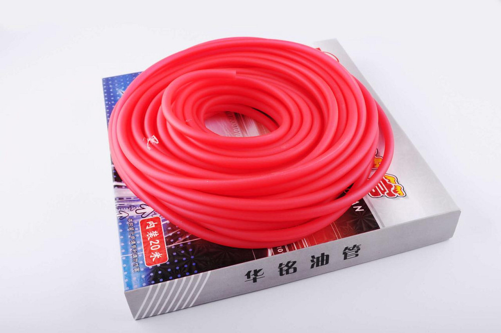 Паливний шланг Ø4mm, 20 метрів (силіконовий, червоний) Мукачево - фото 1