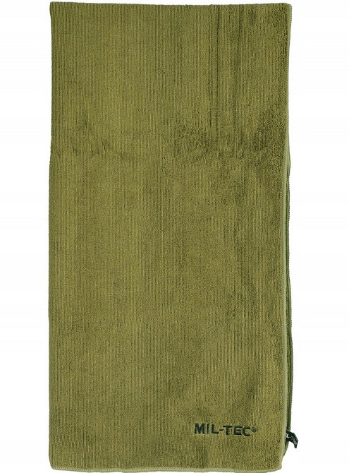 Туристичний Рушник швидковисихаючий 80х40 см з чохлом "Мікрофібра" Mil-Tec від Sturm (16011011) Olive Нововолинськ - фото 3