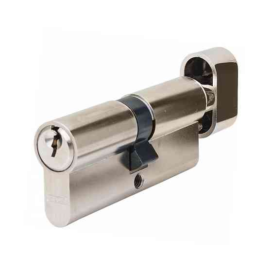 ЦИЛІНДР КЛЮЧ/ВОРОТОК KE50 N Z30/K30 МАТОВИЙ НІКЕЛЬ Київ