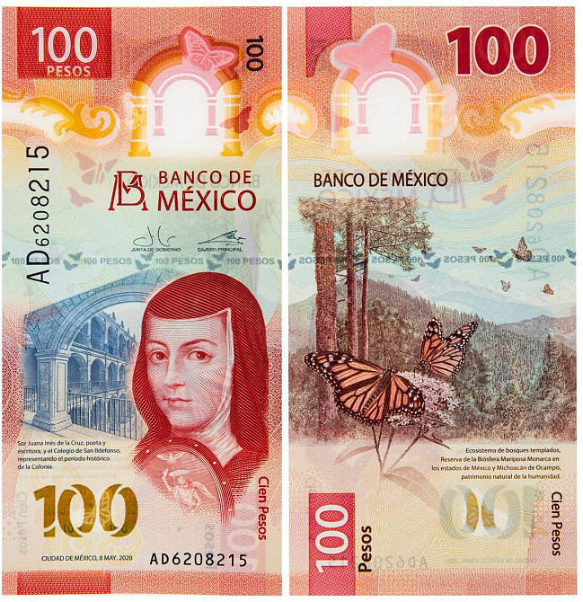 Мексика / Mexico 100 Pesos 2022 Pick NEW UNC Полтава - фото 1