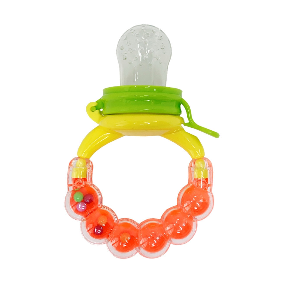 Ніблер для прикорму немовлят MGZ-0005(Orange) з брязкальцем Вінниця - фото 2