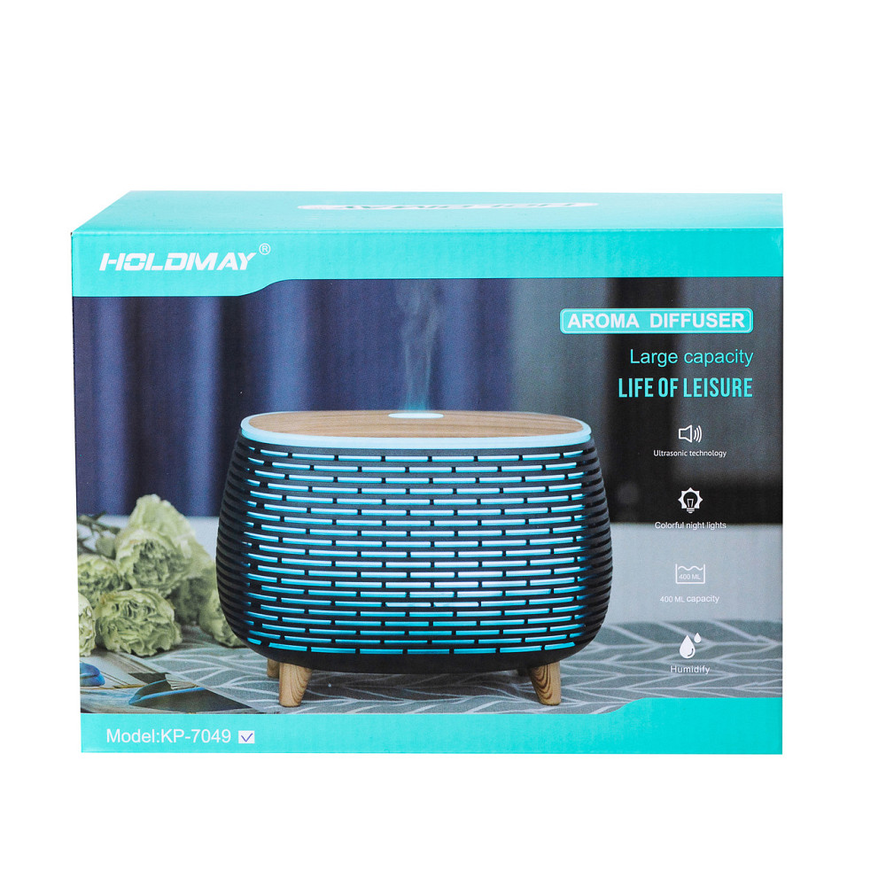 Happy Life Зволожувач повітря Holdmay Life of Leisure Aroma Diffuser 400ml Чорний HPKP7049B Киев - изображение 5