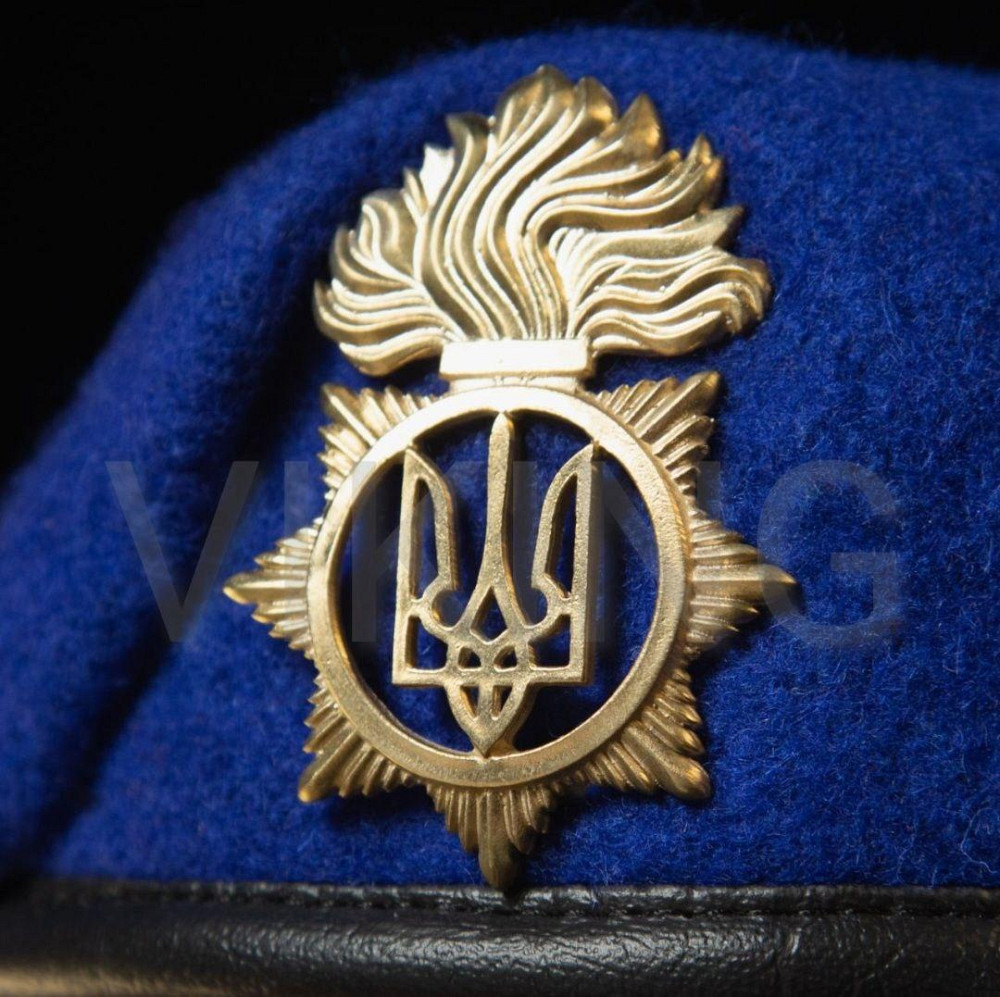 Берет НГУ крапля волошковий ПОВНИЙ КОМПЛЕКТ XL / 59-60 Київ - фото 4