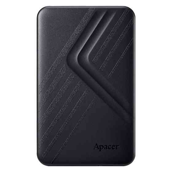 Портативний зовнішній жорсткий диск 2.5'' Apacer USB 3.2 Gen. 1 AC236 2Tb Back AP2TBAC236B-1 Одеса