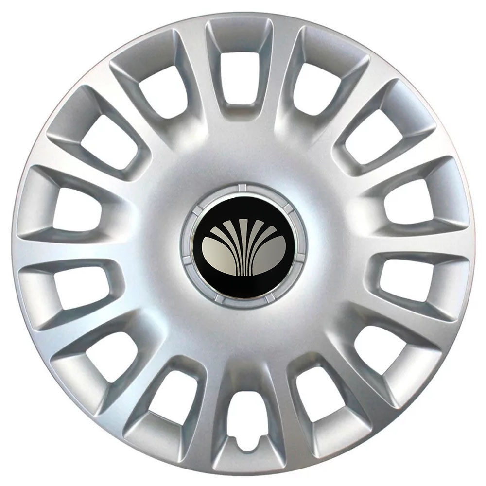 Автомобильные модельные колпаки R14 Daewoo 214 4шт, SJS, серебряные Киев - изображение 1