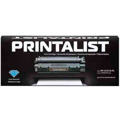 Картридж Printalist HP CLJ CP2025/CM2320, CC531A Cyan (HP-CC531A-PL) Винница