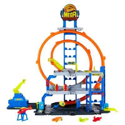 Автотрек Hot Wheels City Гараж с мега петлей (JBM74) Винница