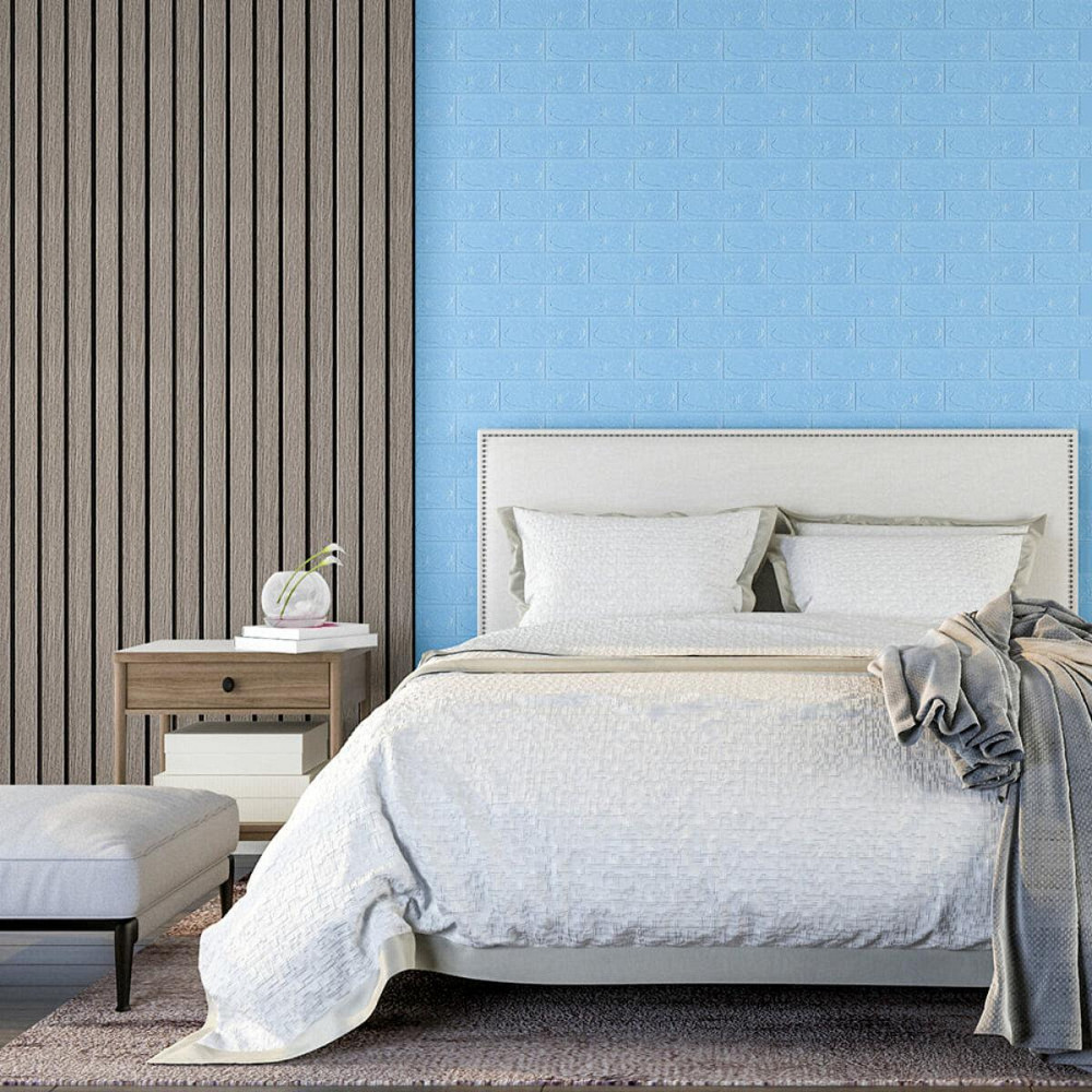 3D панель самоклеющаяся 700x770x5мм кирпич Голубой (005-5) SW-00000297 Киев - изображение 5