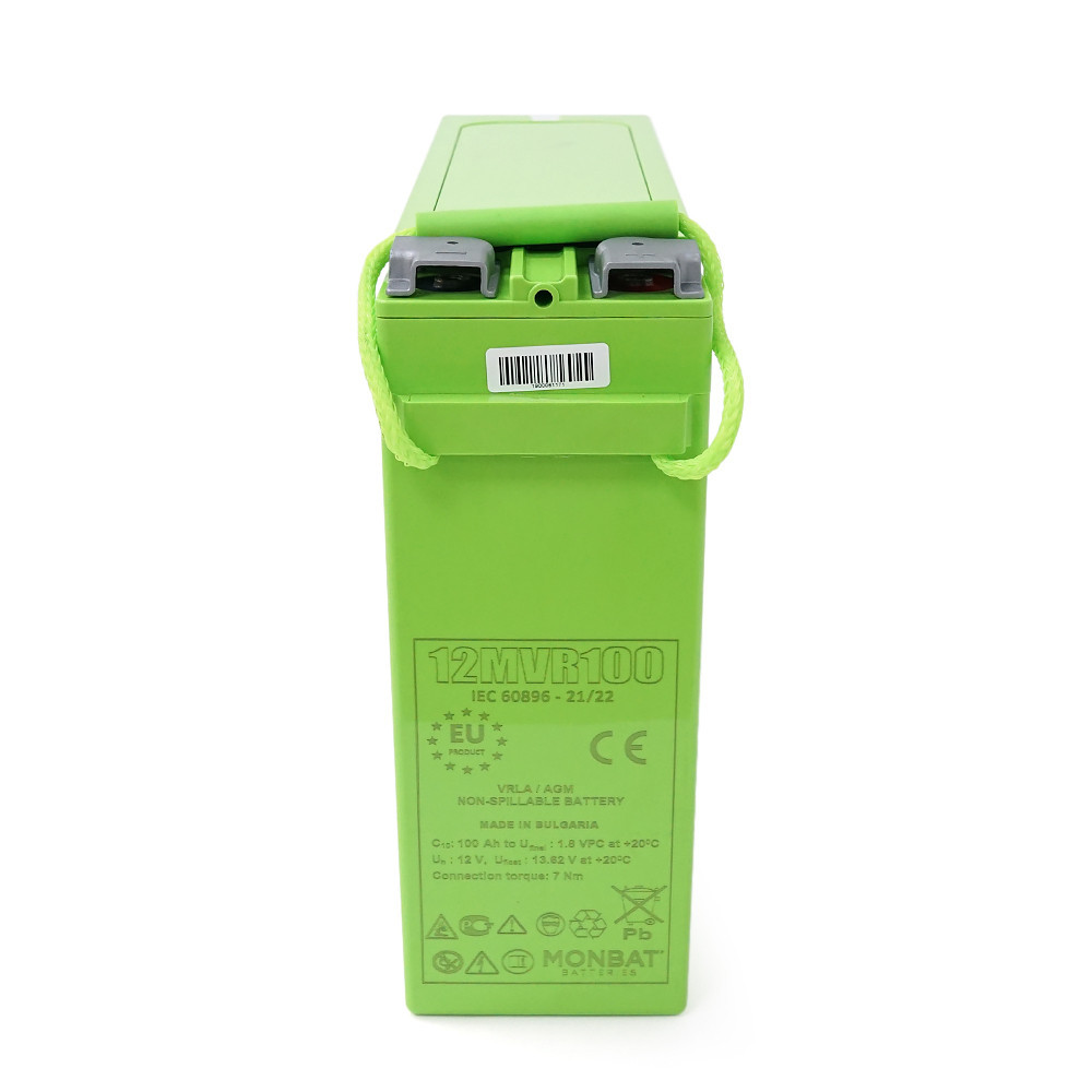 Аккумуляторная батарея MONBAT FRONT TERMINAL 12MVR100 AGM 12V/100 Ah, 398x110x286 мм, 32,9 кг Киев - изображение 2