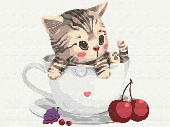 Котик у чашці Київ