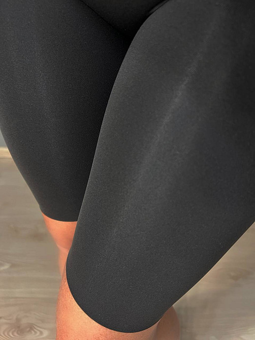 Шорти жіночі Ластівка 742-2 велосипедки мікродайвінг утяжка пуш-ап чорні, чорний, XL Київ - фото 3