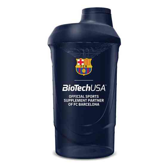 Shaker FC Barcelona BiotechUSA 600ml  (Blue) Луцьк