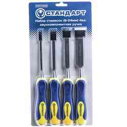 Набір стамесок (6-24 мм) 4 од. СТАНДАРТ SWC0202 Одеса