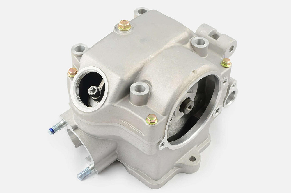 Головка циліндра 4T CB250 (у зборі + клапани, кришка) (OHC, вод. охолодження, #1) KOMATCU Київ - фото 1