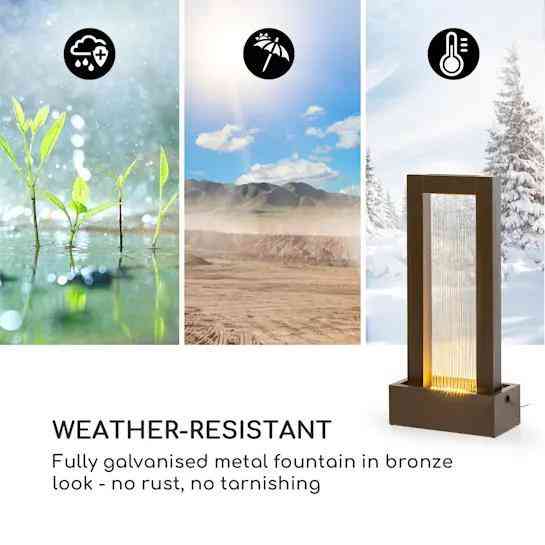 Фонтан в саду Скайривер Blumfeldt  Германия Ровно