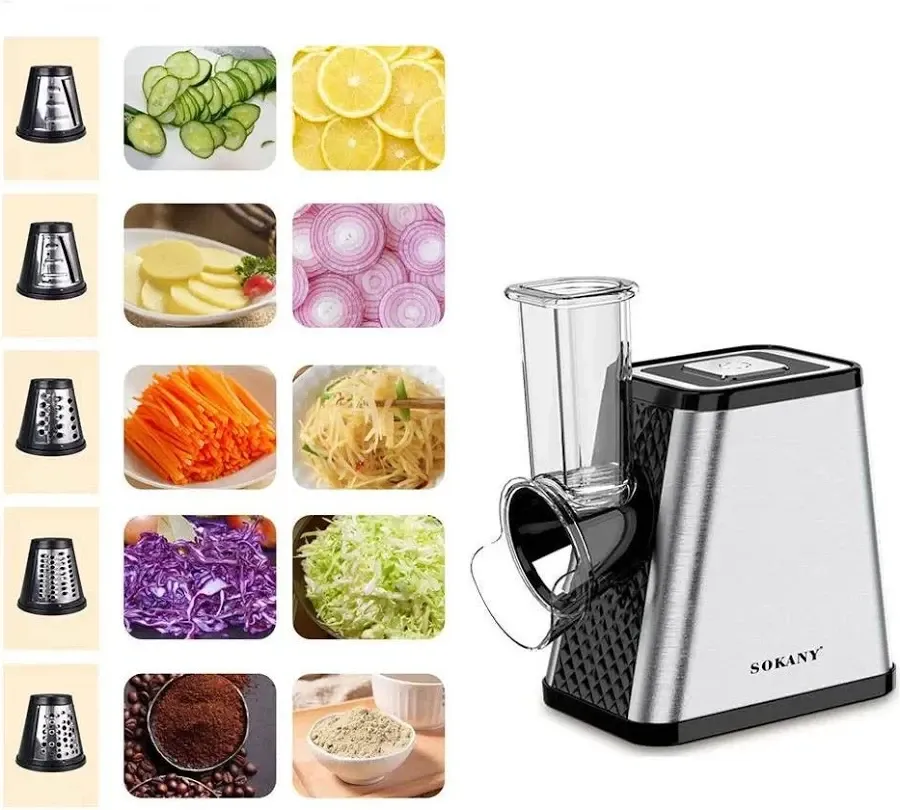Кухонный электрический измельчитель 5 в 1 SK-06029 для нарезки, шинковки и смешивания продуктов Одесса - изображение 6