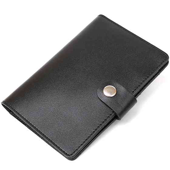 Удобный мужской тревел-кейс из натуральной кожи Черный (SHVIGEL) Киев